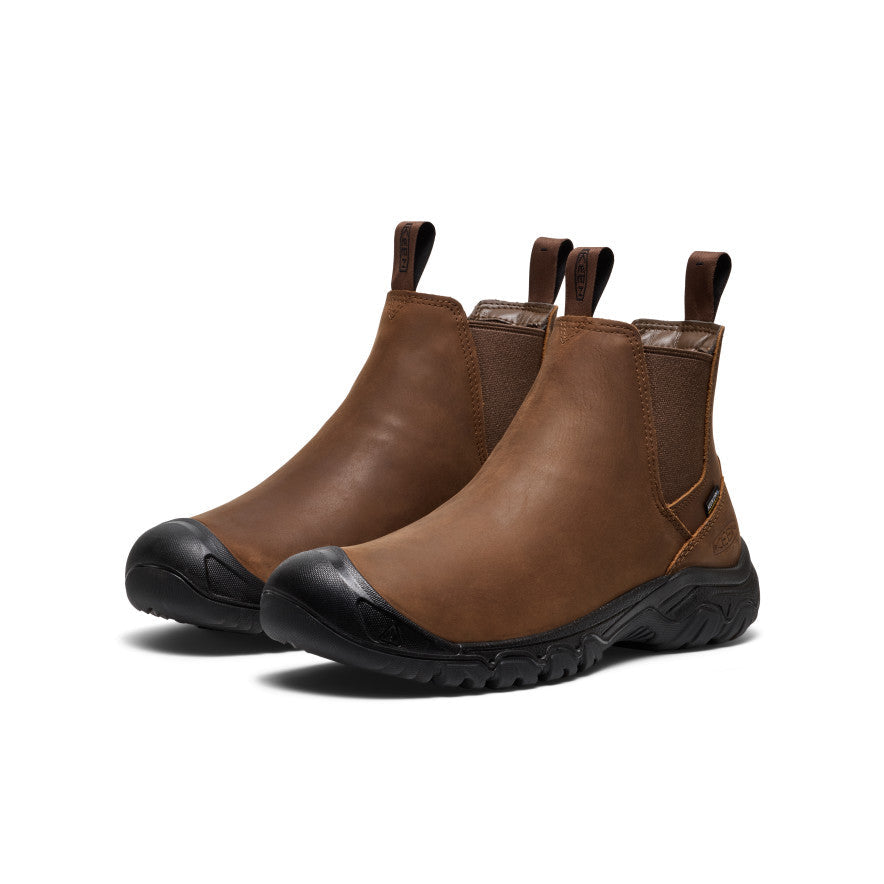 Mens Anchorage IV Waterproof Boot Dark EarthBlack