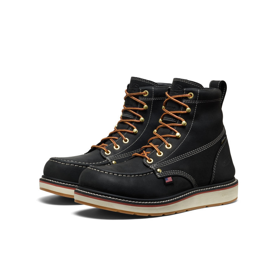 Mens Liberty 6 Waterproof Boot Carbon Toe BlackGum