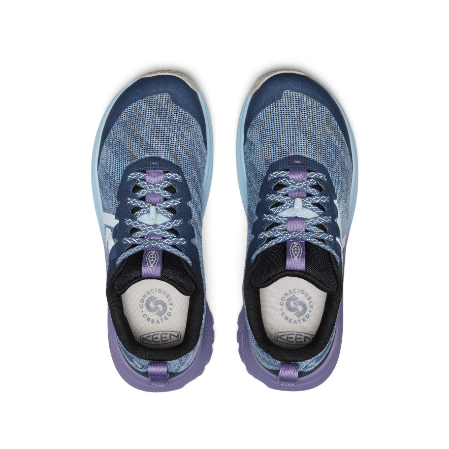 Womens Roam Trail Running Shoe Vintage IndigoBallad Blue