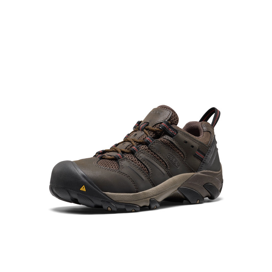 Mens Lansing Low Steel Toe Cascade BrownFired Brick