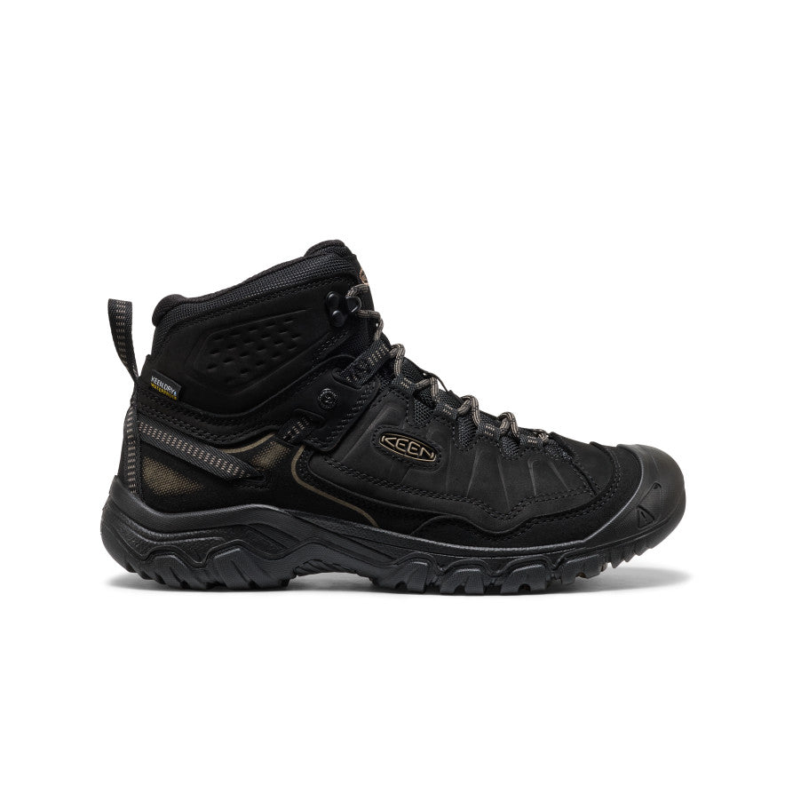 Mens Targhee IV Wide Waterproof Hiking Boot Triple Black