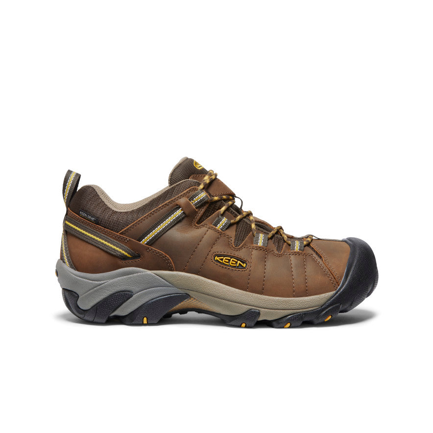 Mens Targhee II Waterproof Wide Cascade BrownGolden Yellow