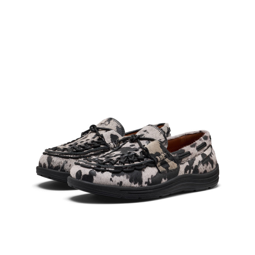 Womens UNEEK Loafer Nocturnal Cow Black