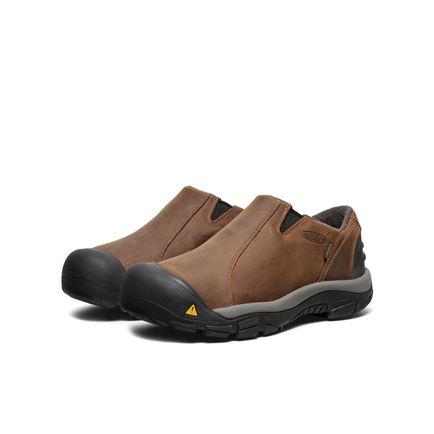Mens Brixen Waterproof Low Slate BlackMadder Brown