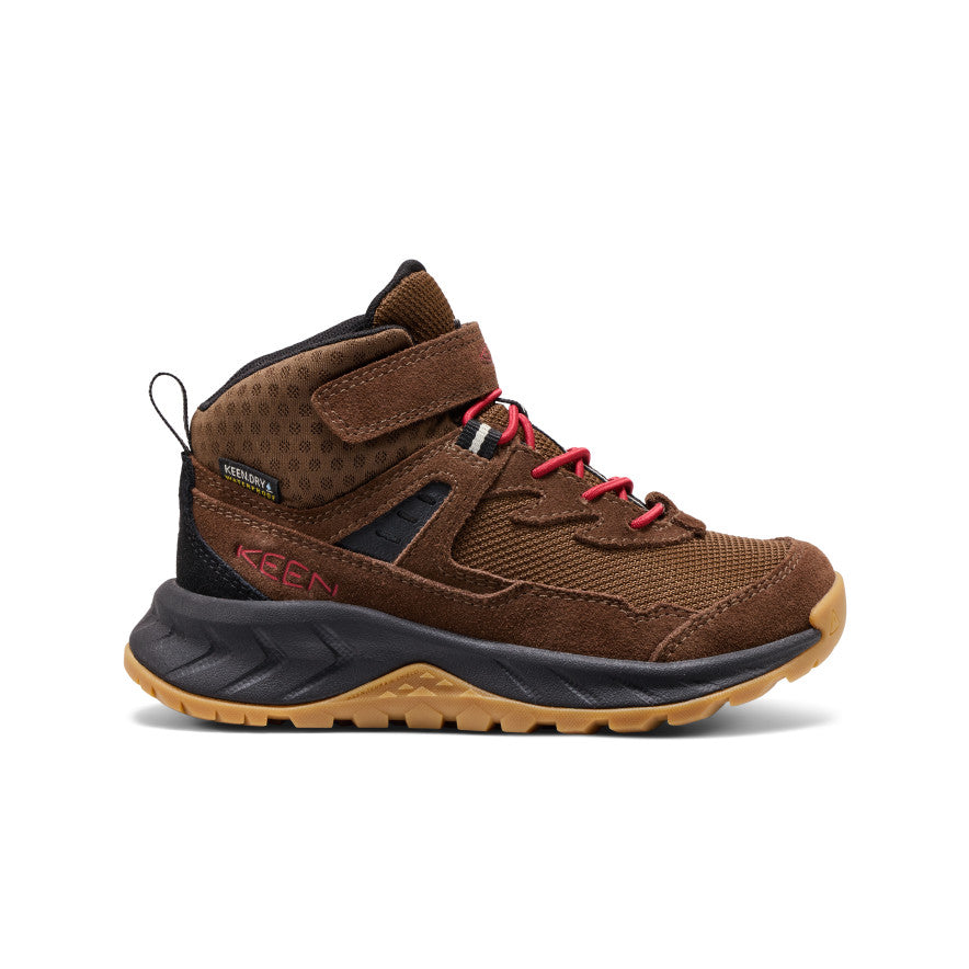 Little Kids Hightrail Waterproof Hiking Boot Dark EarthGarnet