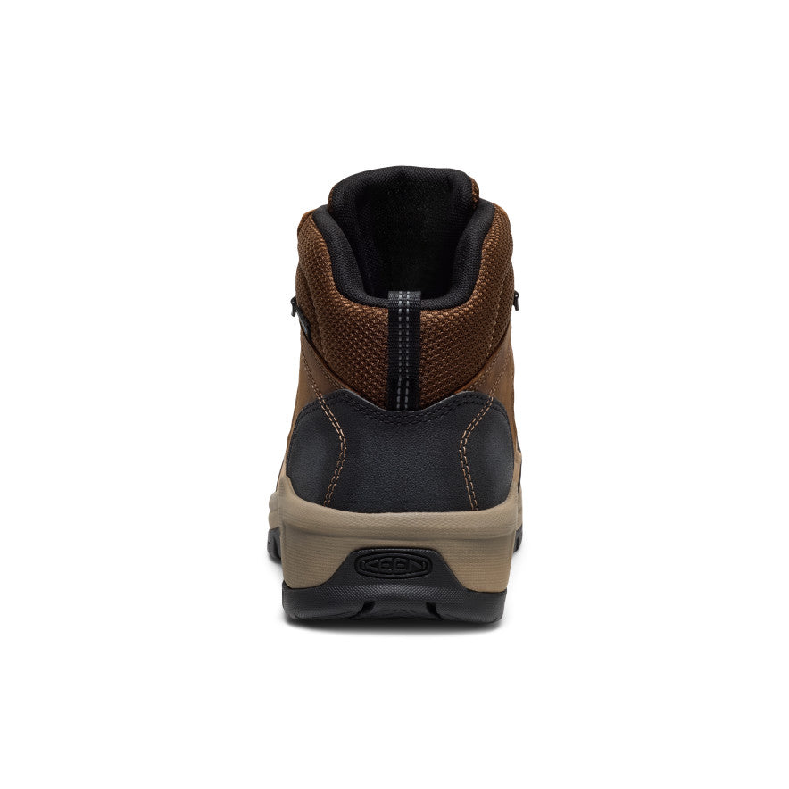 Mens Skokie Waterproof Work Boot Carbon Toe Dark EarthBlack