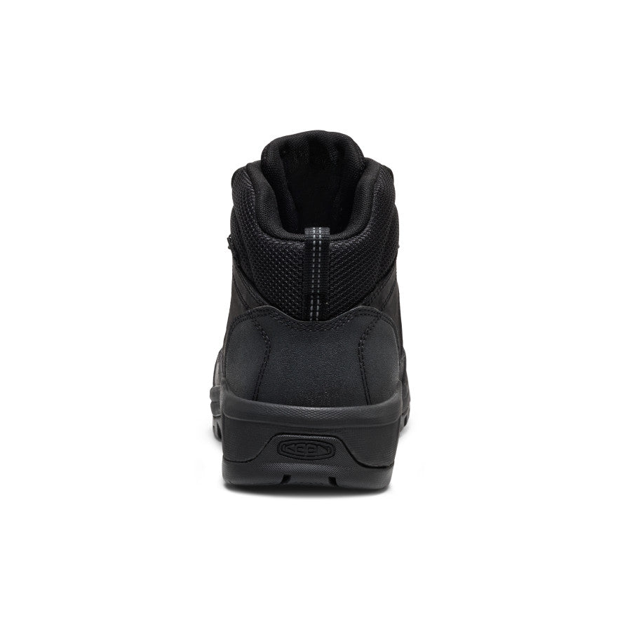 Mens Skokie Waterproof Work Boot Soft Toe BlackBlack