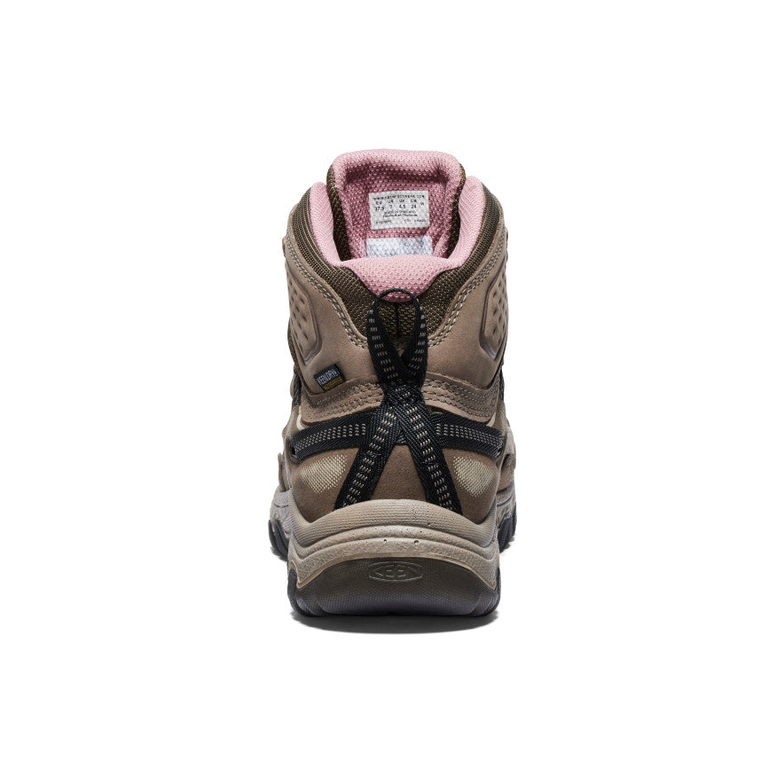 Womens Targhee IV Wide Waterproof Hiking Boot BrindleNostalgia Rose