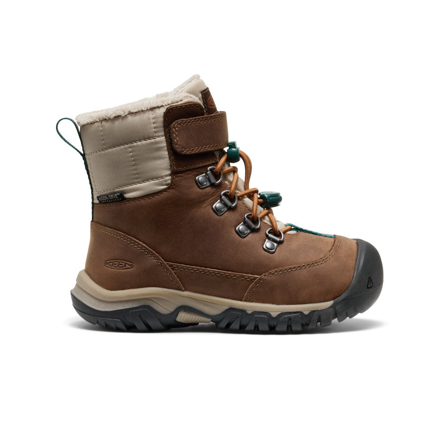 Little Kids Kanibou Waterproof Winter Boot Dark EarthRoasted Pecan