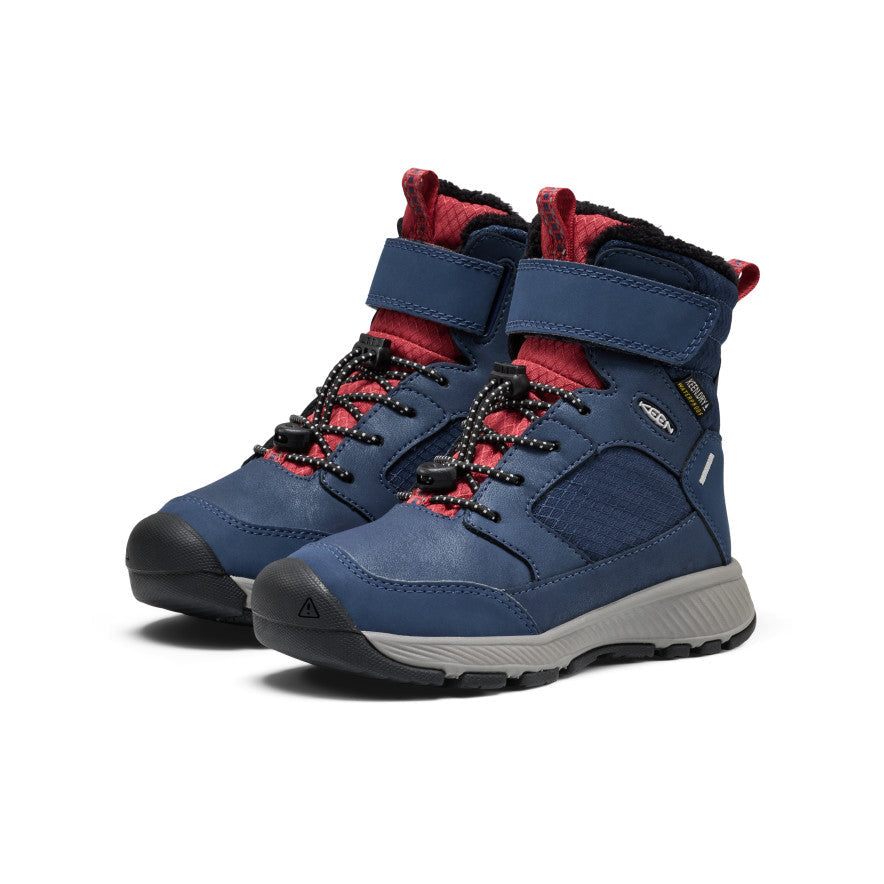 Little Kids Skua Waterproof Winter Boot Naval AcademyGarnet