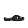 Womens Bali Leather Slide Sandal BlackBlack