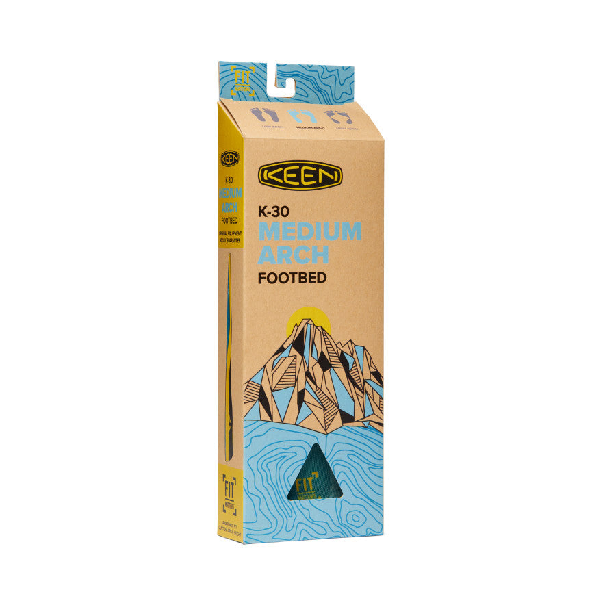 Womens Outdoor K-30 Medium Arch Insole Blue