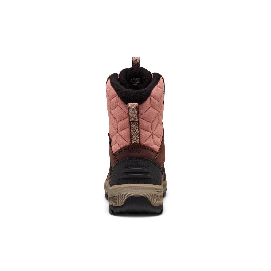 Womens Revel IV High Polar Waterproof Boot Chocolate LabOld Rose