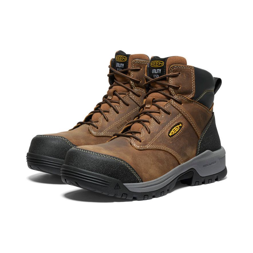Mens Evanston 6 ESD Boot Carbon Toe BisonBlack