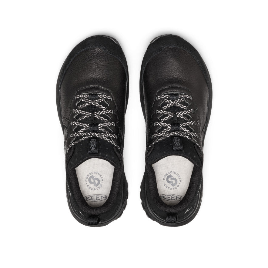 Mens Roam Leather Trail Running Shoe BlackBlack