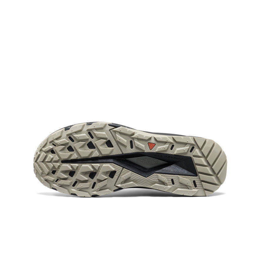 Mens Targhee Apex Wide Waterproof Hiking Shoe BlackAbbey Stone
