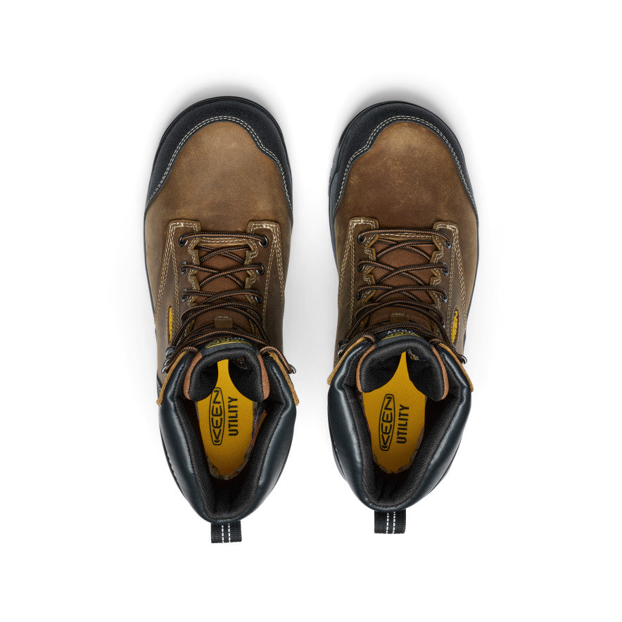 Mens Evanston 8 Insulated Waterproof Boot Soft Toe BisonBlack