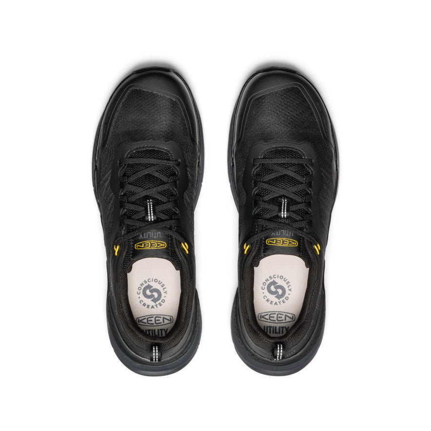 Mens Speedworks Work Sneaker Carbon Toe BlackSteel Grey
