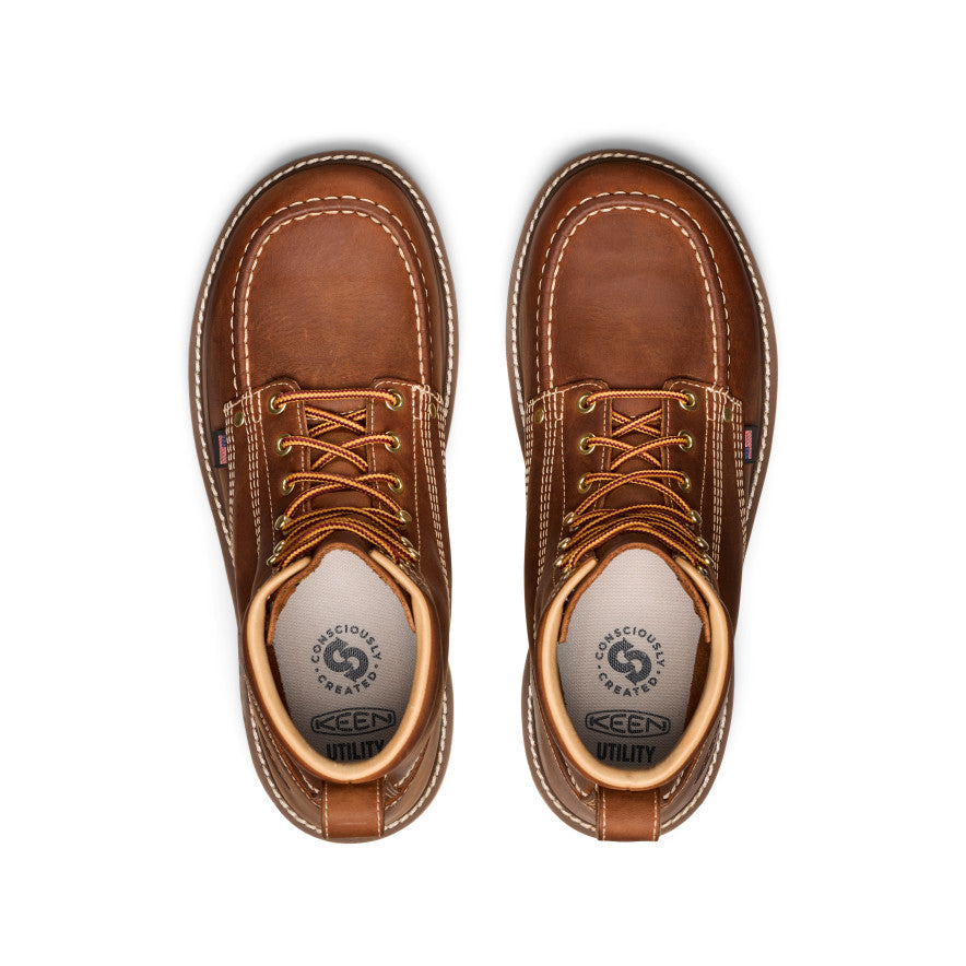 Mens Liberty 6 Boot Soft Toe Leather BrownBirch