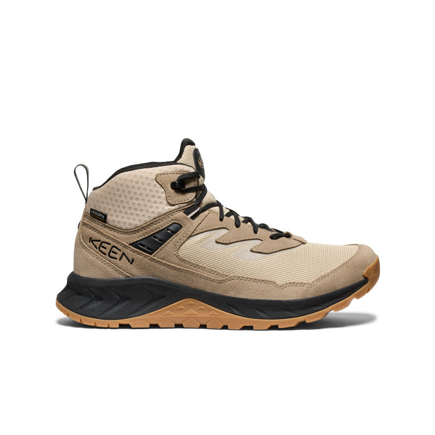 Mens Hightrail Waterproof Wide Hiking Boot BrindleOak Buff