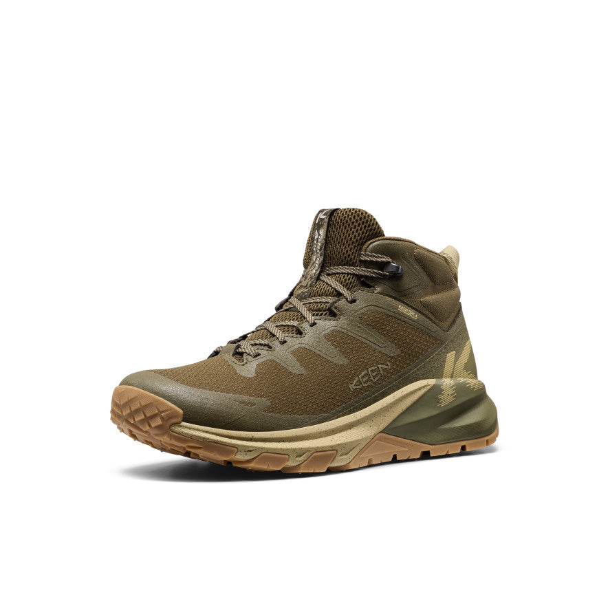 Mens Targhee Apex Wide Waterproof Hiking Boot Dark OliveKhaki