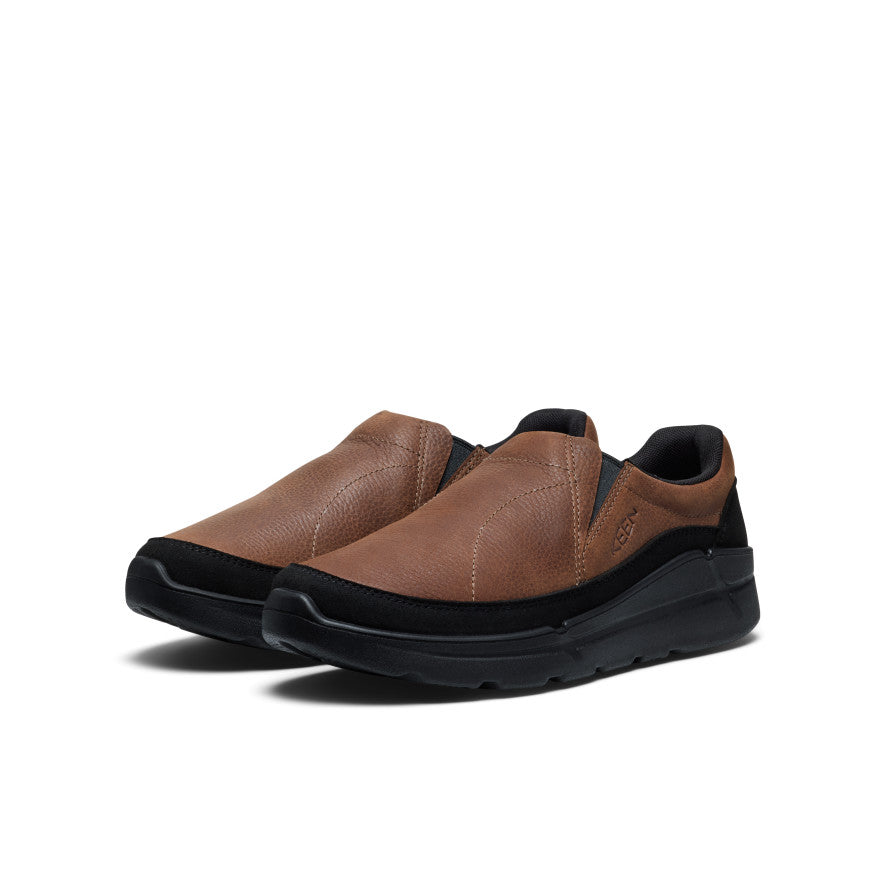 Mens KM2 Leather Slip-On BisonBlack