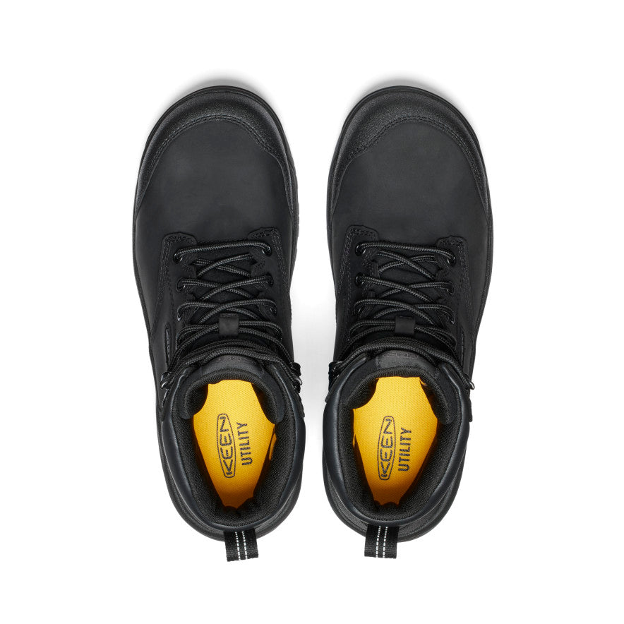 Mens Evanston 6 Waterproof Boot Carbon Toe BlackBlack