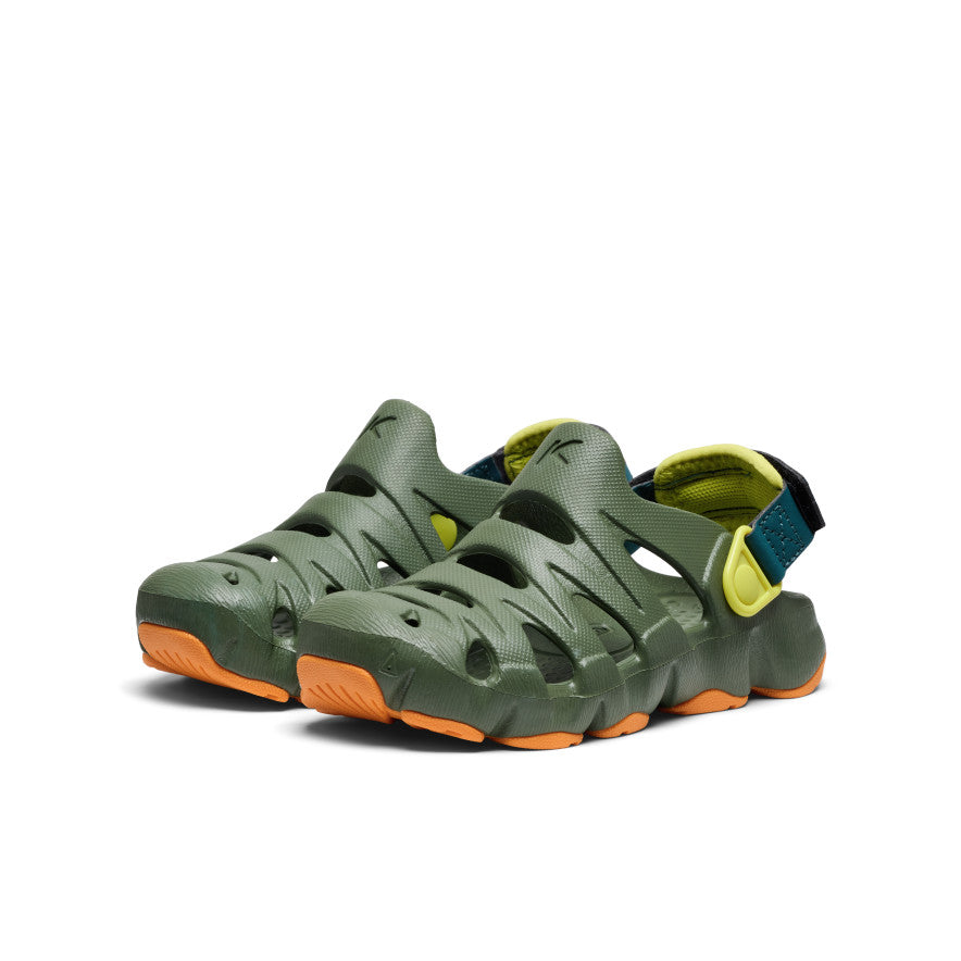Little Kids HyperFLT Clog Bronze GreenOrange Peel