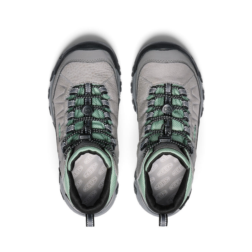 Big Kids Targhee IV Waterproof Hiking Boot AlloyGranite Green