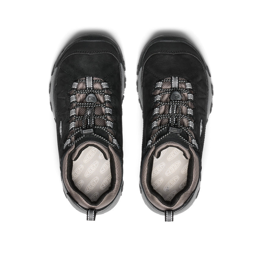 Big Kids Targhee IV Waterproof Hiking Shoe BlackSteel Grey