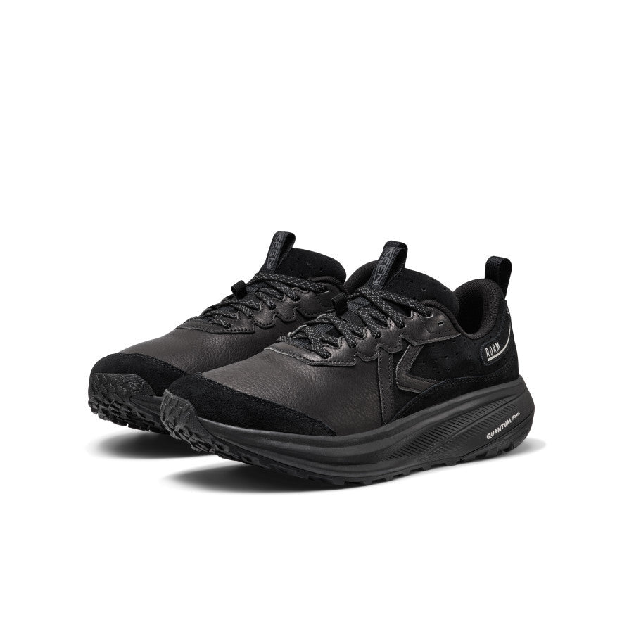 Mens Roam Leather Trail Running Shoe BlackBlack