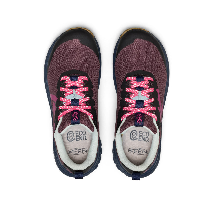 Womens Roam Waterproof Trail Running Shoe HuckleberryBallad Blue