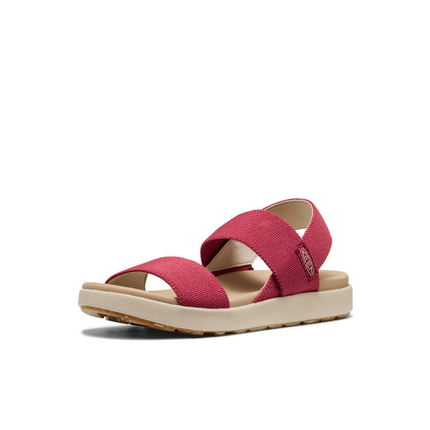 Womens Elle Backstrap Sandal GarnetBirch