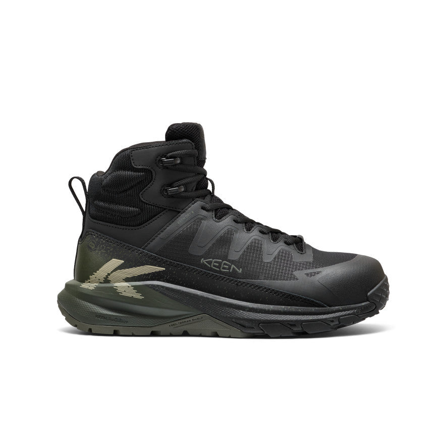 Mens Targhee Blur Waterproof Work Boot Carbon Toe Forest NightBlack