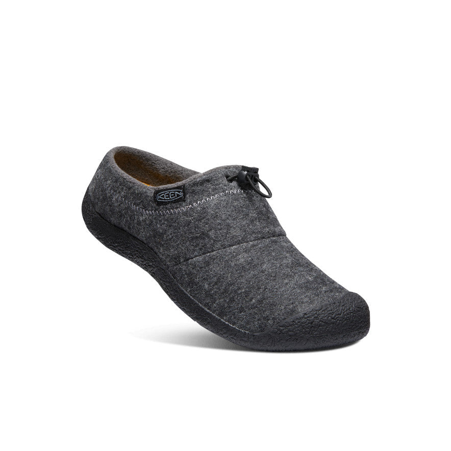 Mens Howser III Slide Charcoal Grey FeltBlack