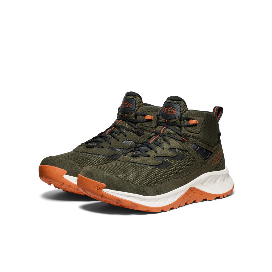 Mens Hightrail Waterproof Hiking Boot Forest NightGold Flame