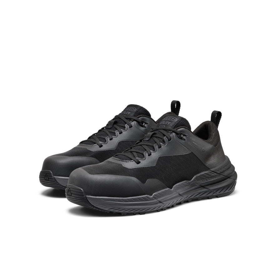Mens Speedworks ESD Work Sneaker Carbon Toe BlackBlack