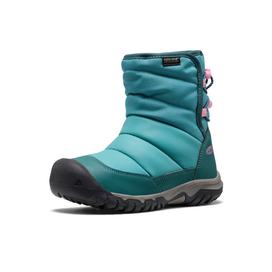 Big Kids Puffrider Waterproof Winter Boot Brittany BlueCashmere Rose