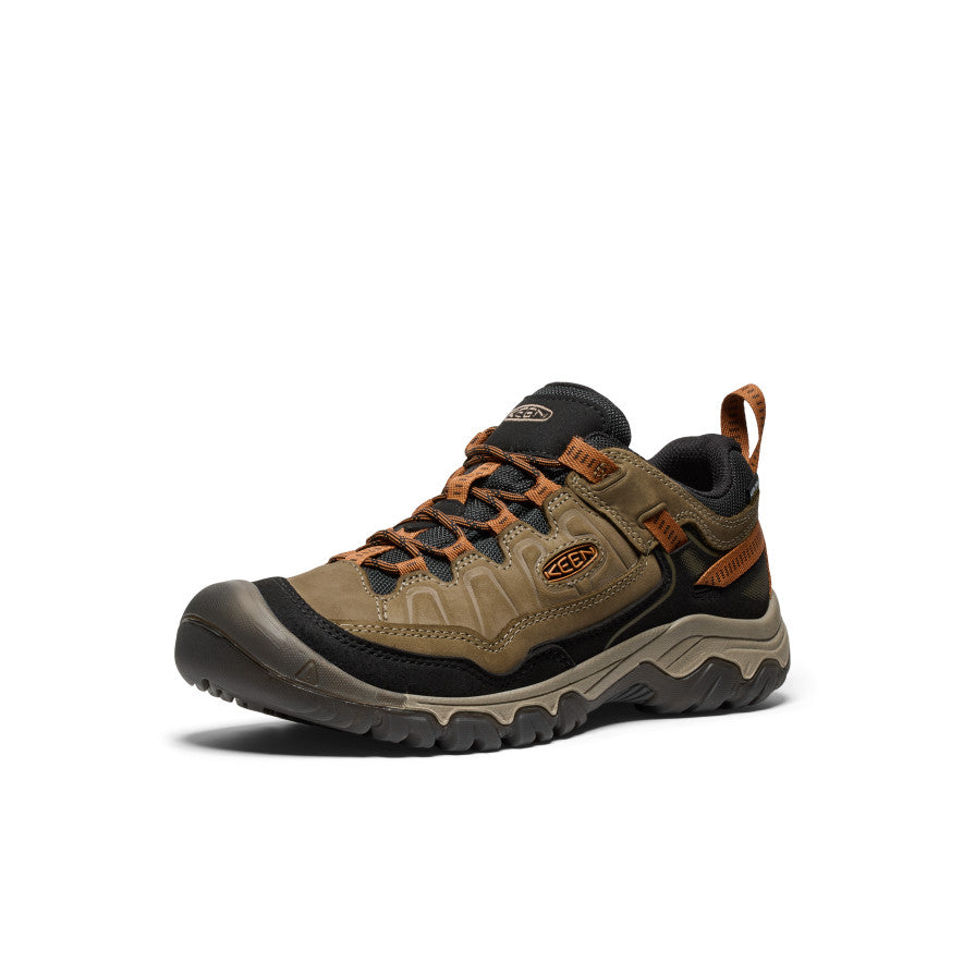 Mens Targhee IV Wide Waterproof Hiking Shoe Sea TurtleRoasted Pecan