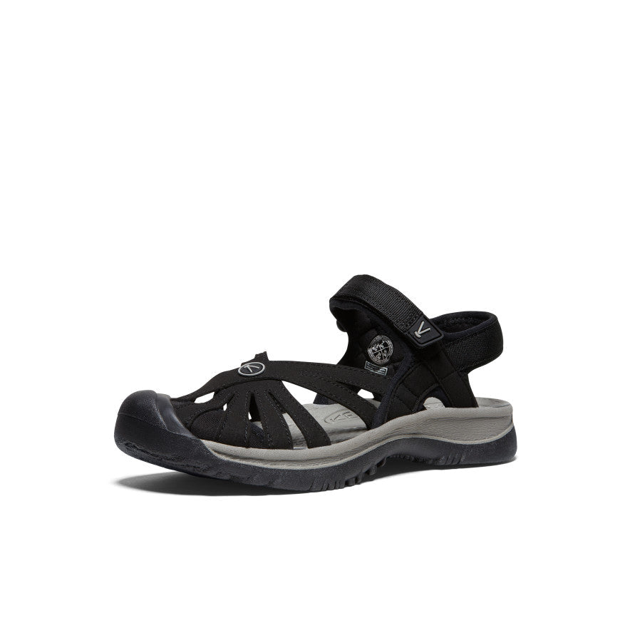 Womens Rose Sandal BlackNeutral Gray