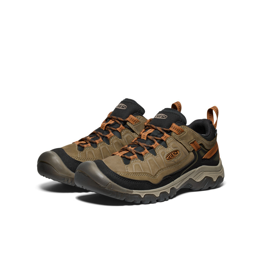Mens Targhee IV Waterproof Hiking Shoe Sea TurtleRoasted Pecan