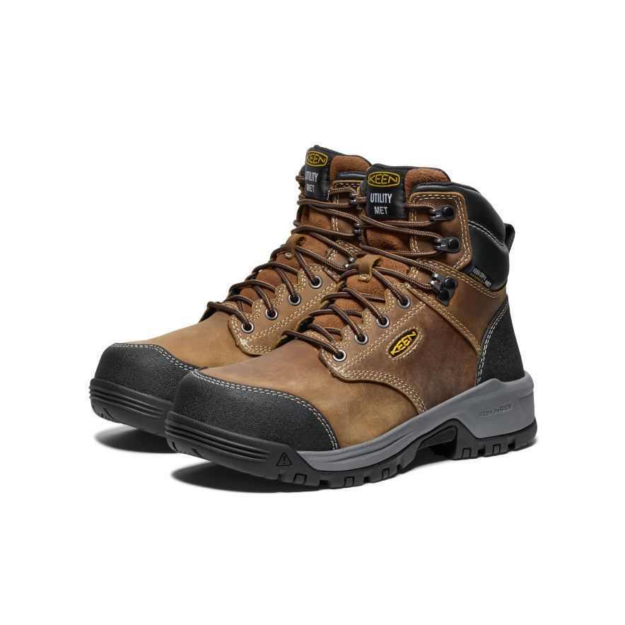 Womens Evanston 6 Waterproof Boot INT MET Carbon Toe BisonBlack