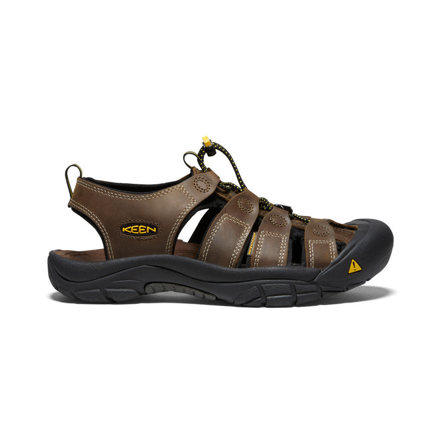 Mens Newport Leather Sandal Bison