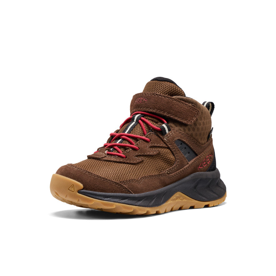 Little Kids Hightrail Waterproof Hiking Boot Dark EarthGarnet