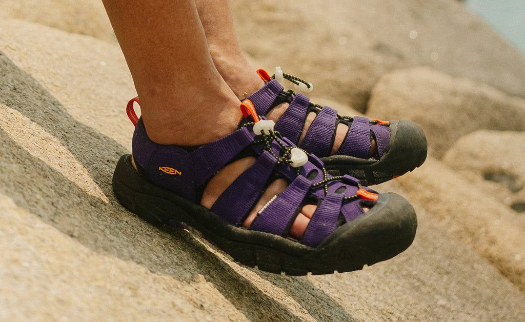 Mens Newport Retro Sandal x An Ko Rau An Ko Rau Purple