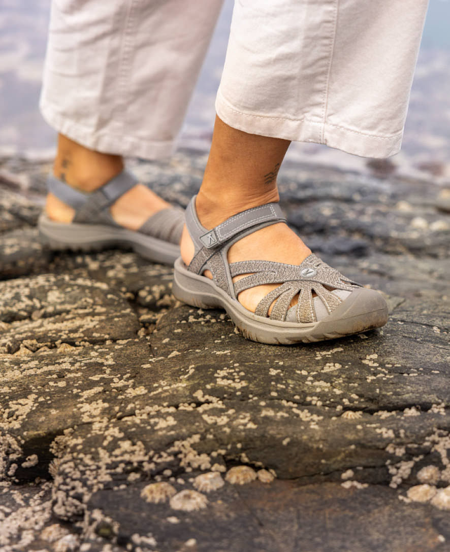 Womens Rose Sandal BrindleShiitake