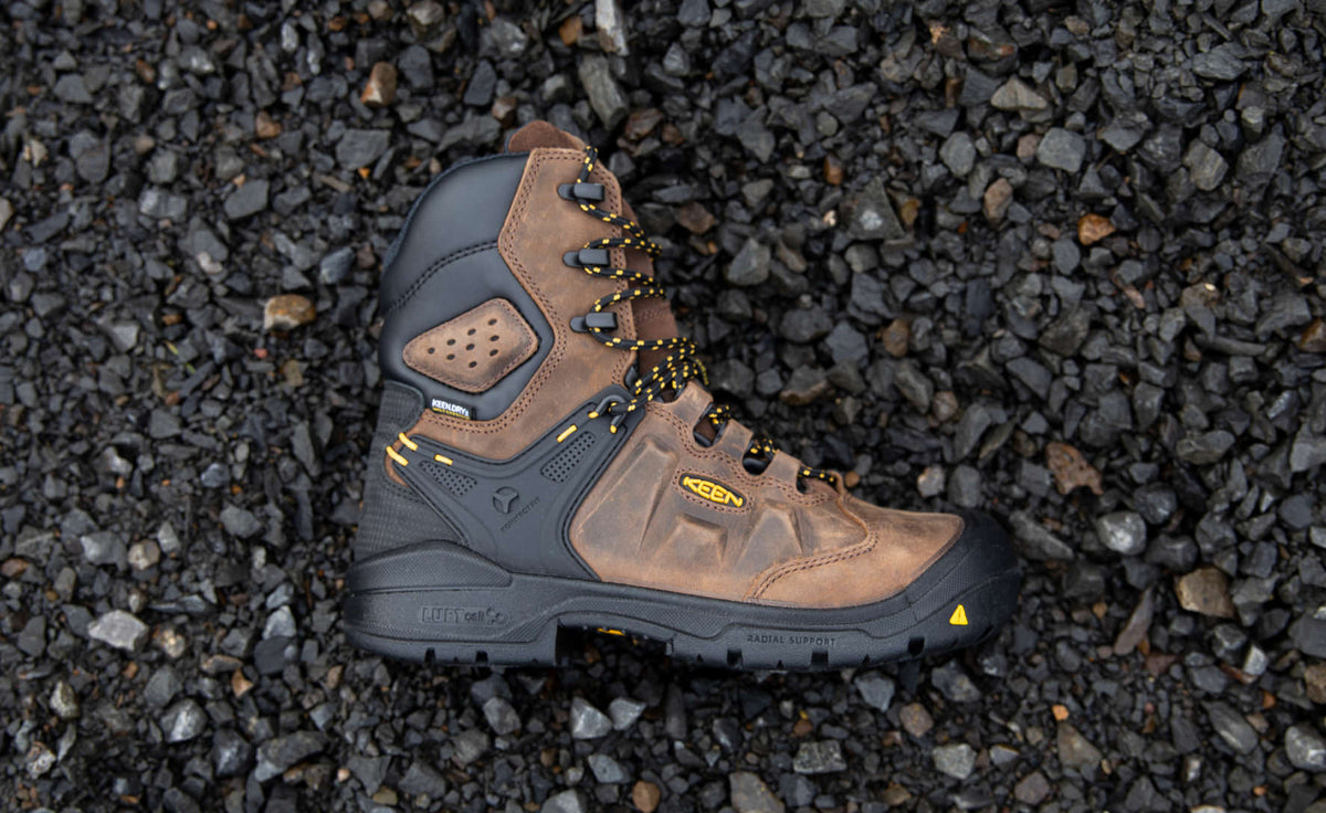Mens Dover 8 Waterproof Boot Carbon Toe Dark EarthBlack