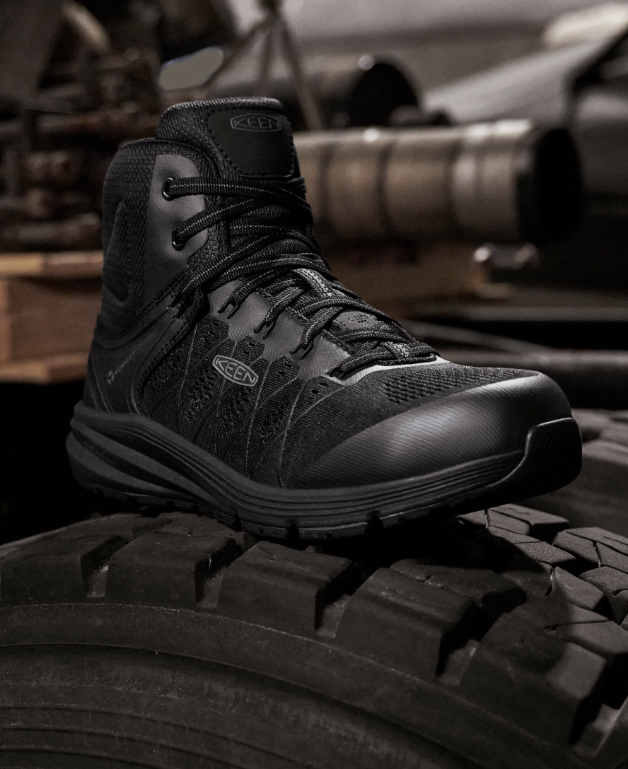 Mens Vista Energy Mid INT MET Carbon Toe BlackRaven