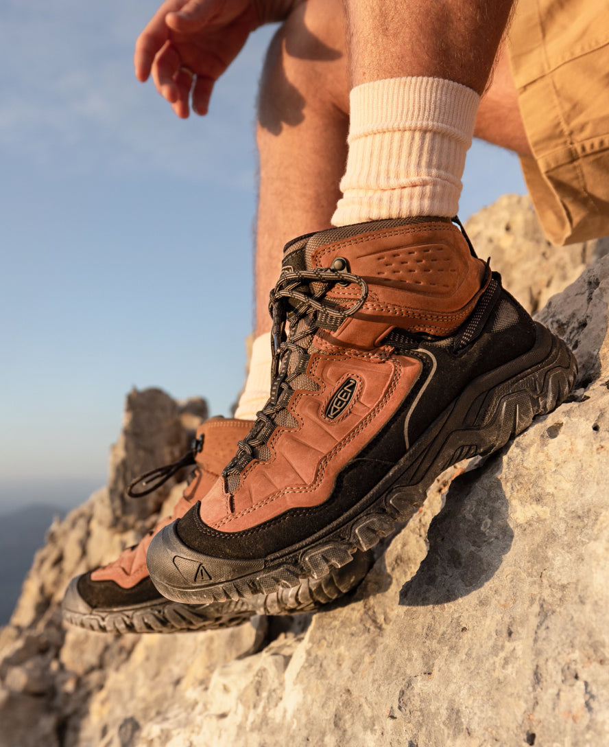 Mens Targhee IV Waterproof Hiking Boot BisonBlack