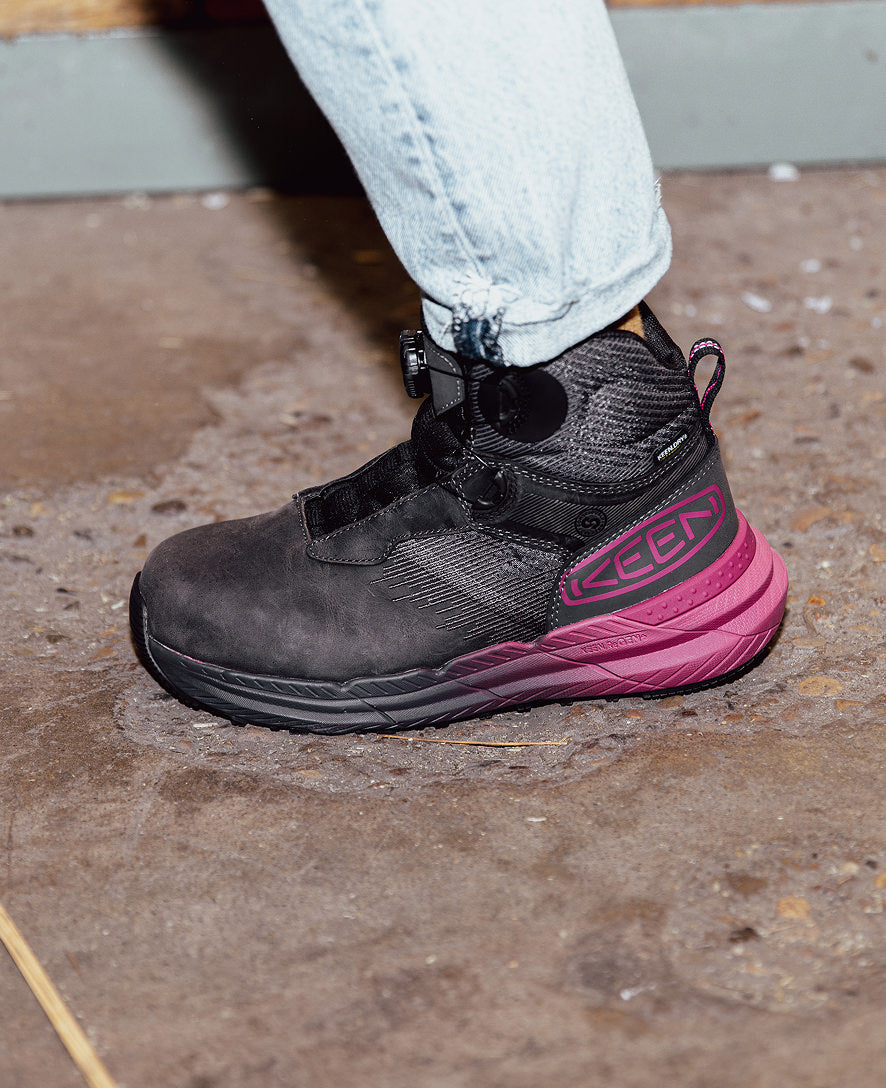 Womens Snapline CF Waterproof Boot Carbon Toe MagnetBlack